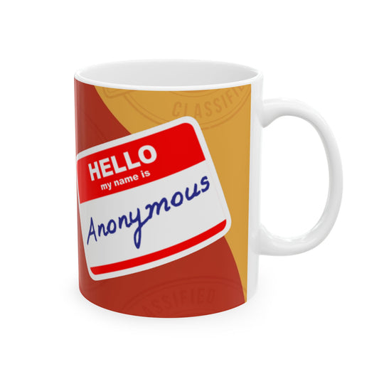 TCA "Anonymous" Ceramic Mug - Perfect for Coffee Lovers and Gifts