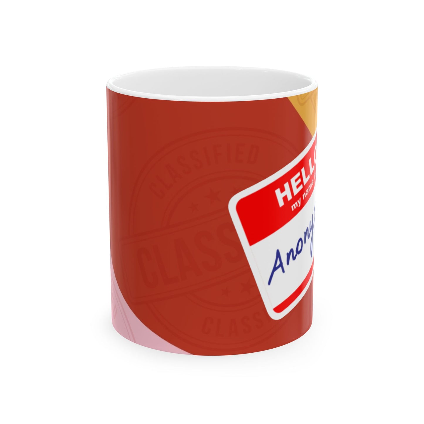 TCA "Anonymous" Ceramic Mug - Perfect for Coffee Lovers and Gifts
