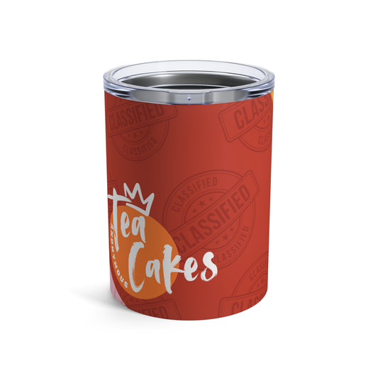 Tea Cakes 10oz Tumbler - Stylish, Fun Drinkware for Tea Lovers