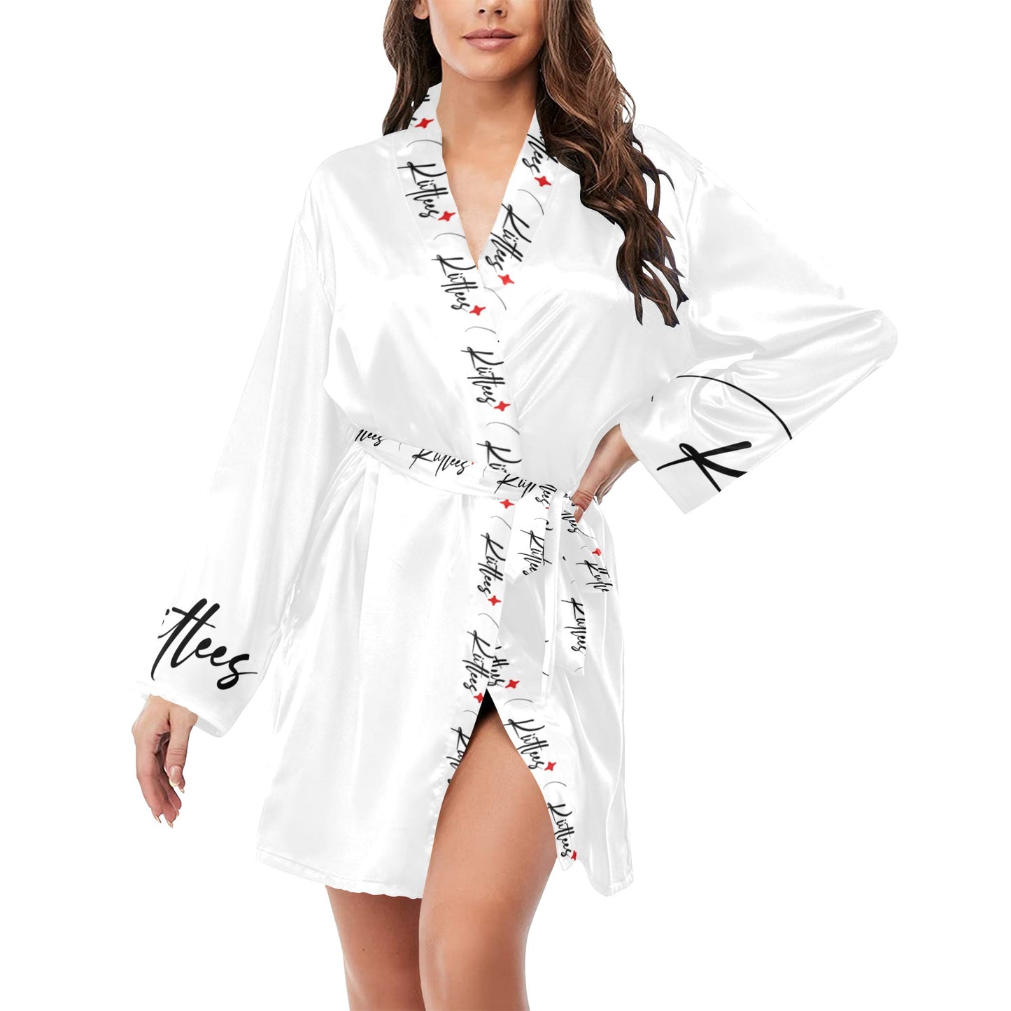 Ruttees Signature Women's Long Sleeve Belted Night Robe