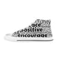 Positively U Women's Hightop Canvas Shoes