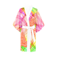 Power Is In U Colorful Women's Short Kimono Robe