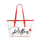 Ruttees Signature Logo - Large Bag Leather Tote Bag